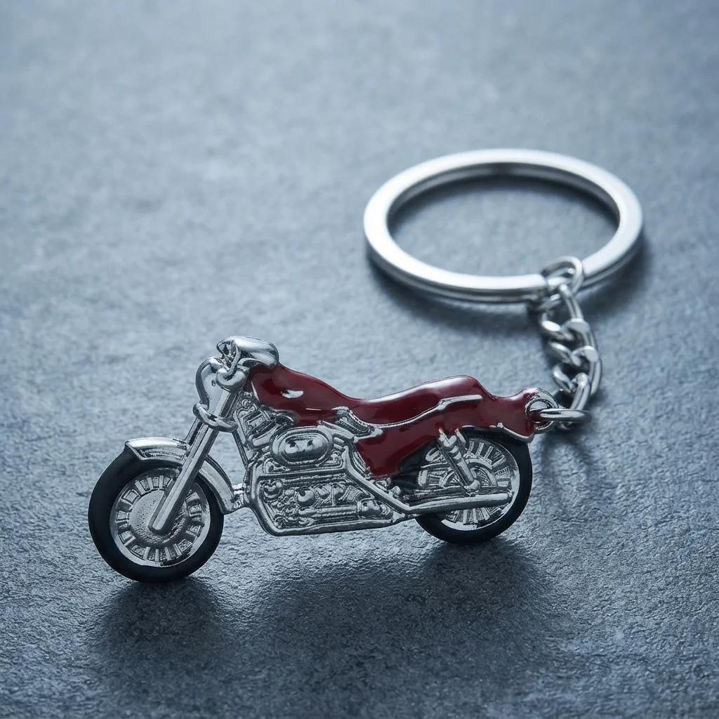 Breloc Moto – Motociclistul Vintage