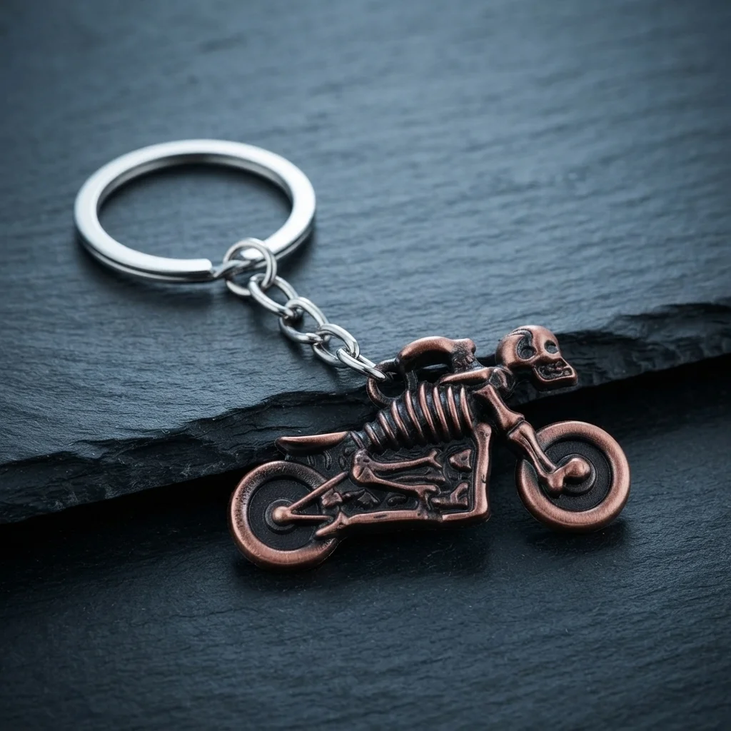 Breloc Moto – Scheletul Inoxidabil
