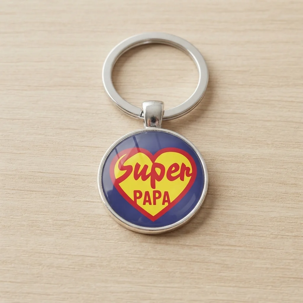Apák Napi Kulcstartó – Szuper Apa Kaboson Apák Napi Kulcstartó – Szuper Apa Kaboson