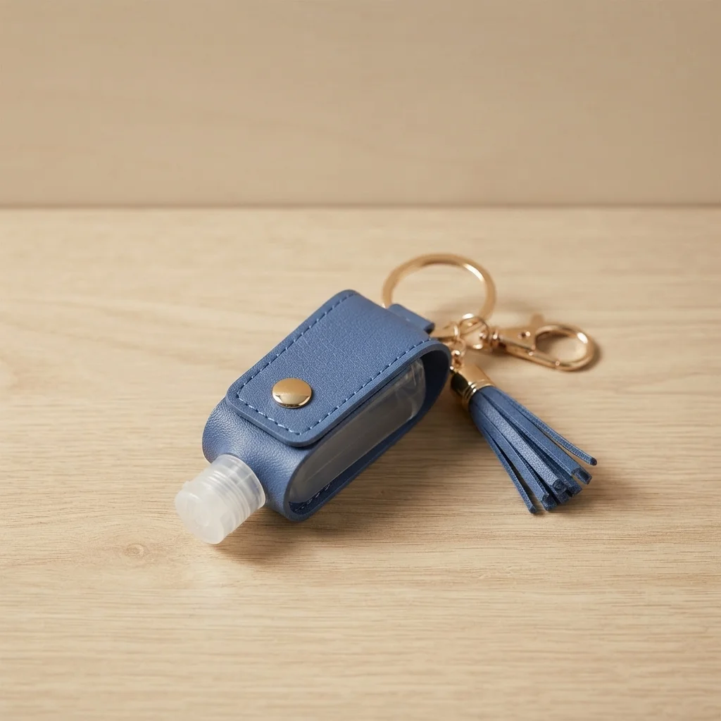 Breloc Piele pentru Gel Hidroalcoolic