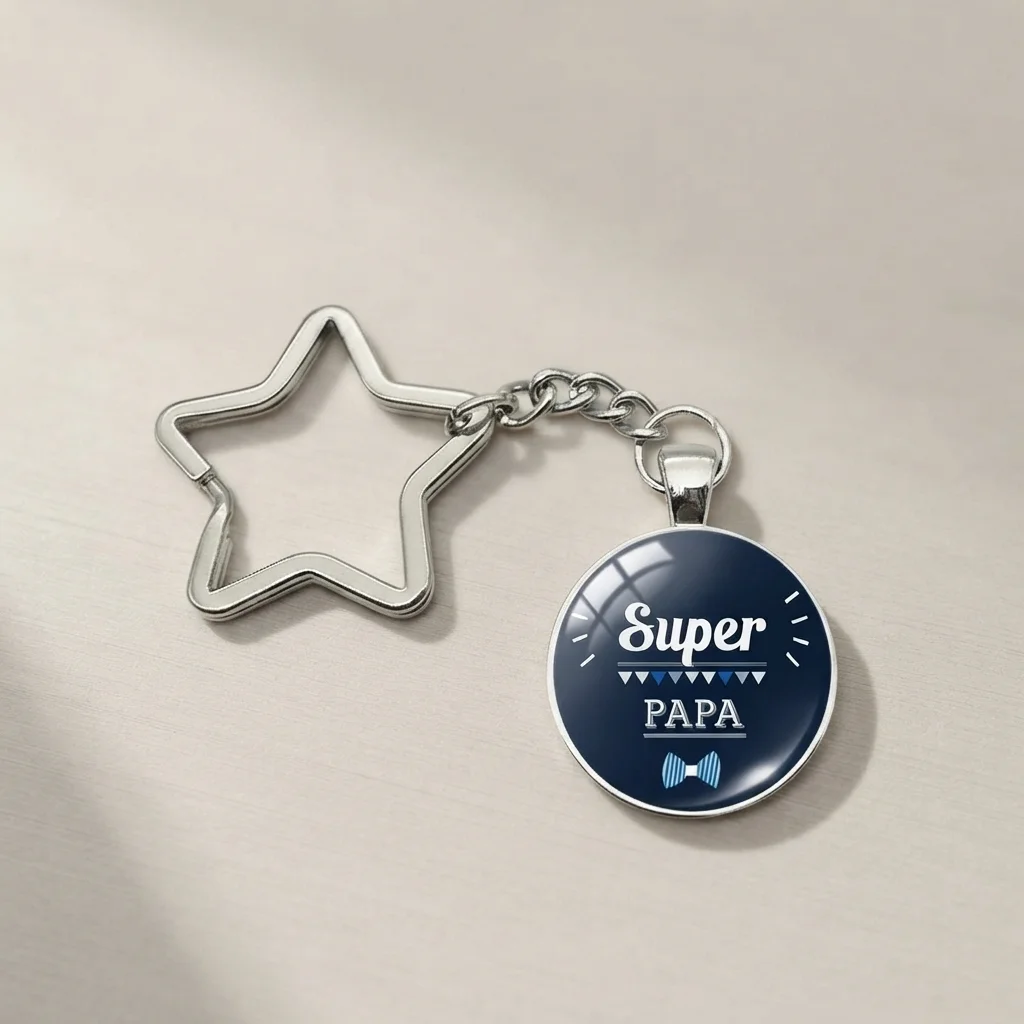 Apák napi kulcstartó – Szuper Apa csillag Apák napi kulcstartó – Szuper Apa csillag