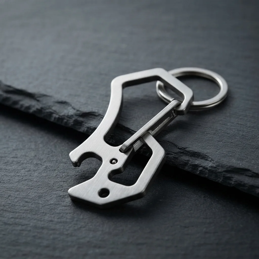Breloc Deschizător – Design Inox. (Oțel)