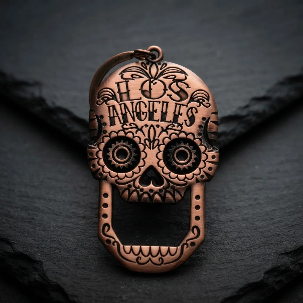 Breloc deschizător – Calavera (Oțel)