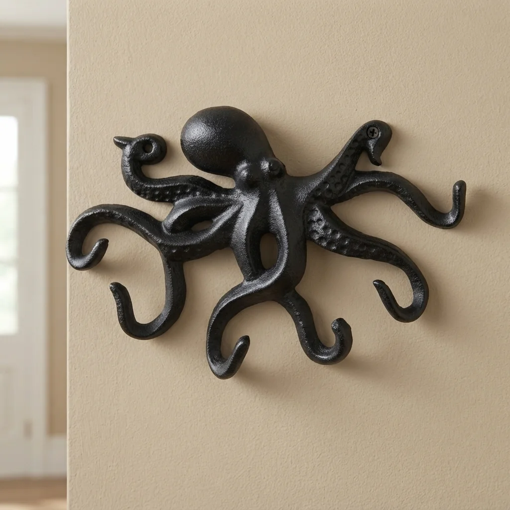Suport chei perete – Caracatița Decorativă