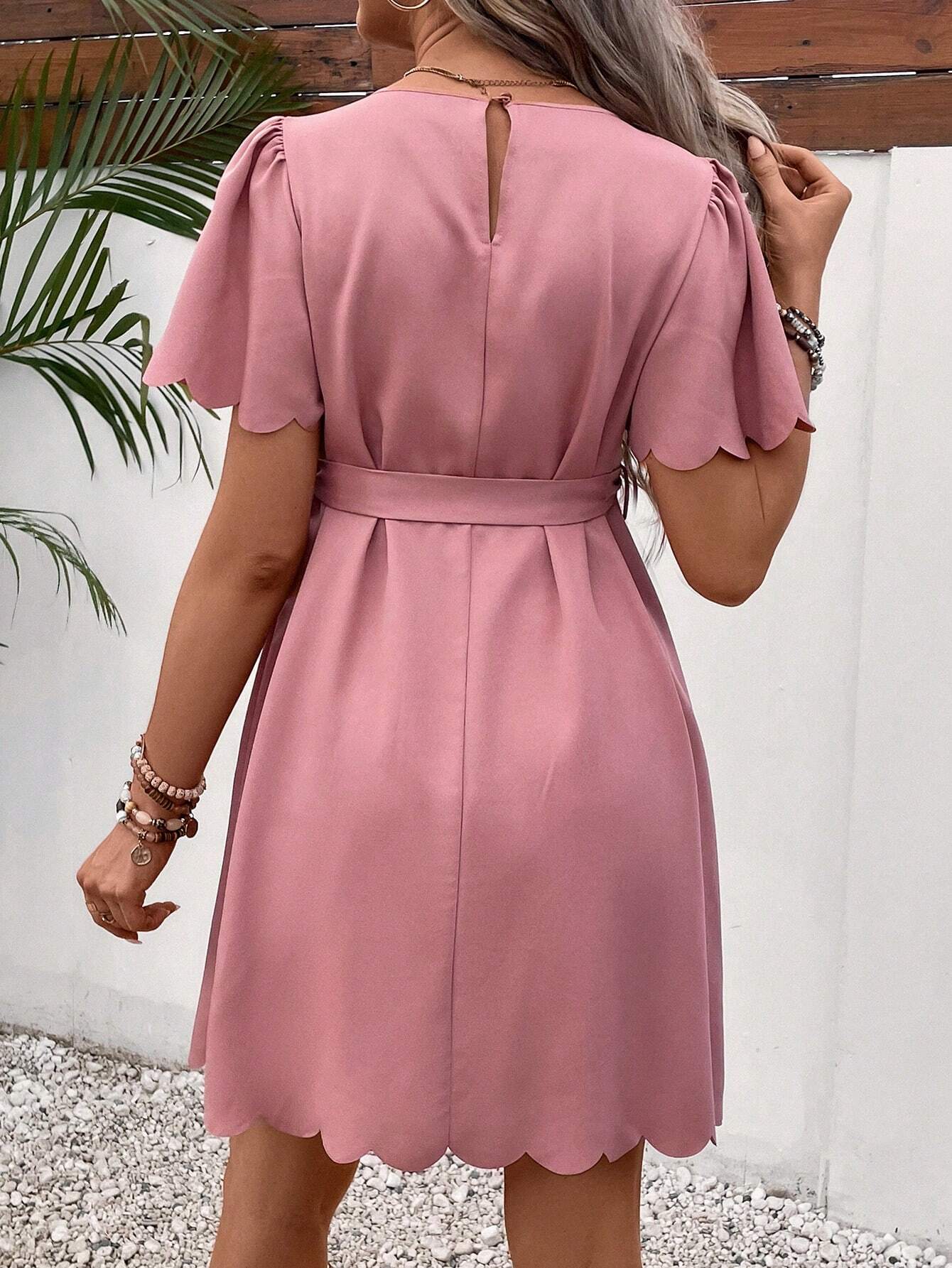 Rochie pentru gravide rochie cu centură cu ornamente din solzișori