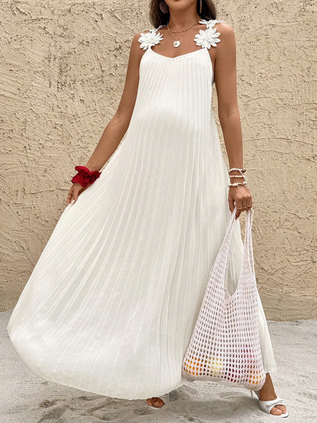Rochie boho rochii de maternitate rochie maxi albă rochie maxi albă rochii maxi albe rochii albe pentru femei femei rochii maxi rochii plisate