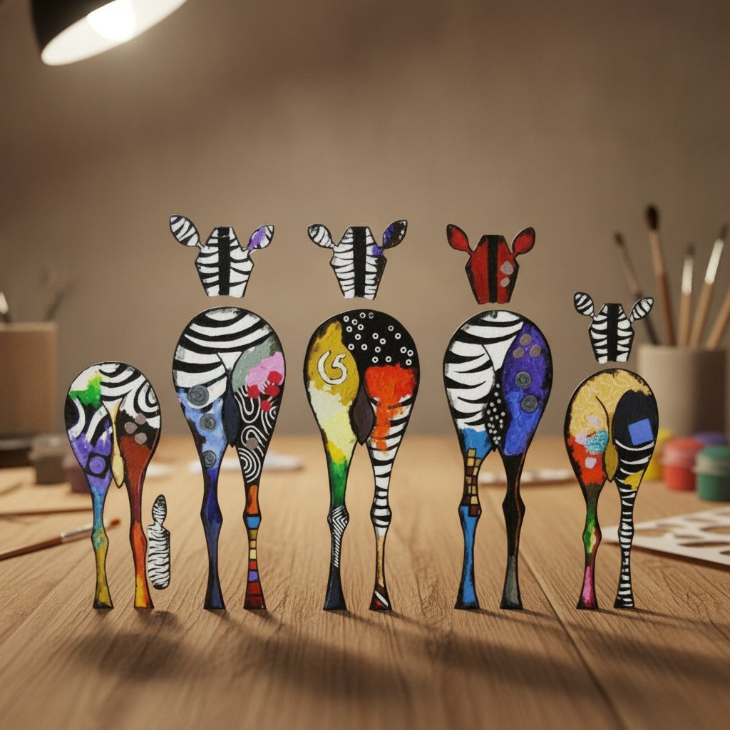 Zebrai iš nugaros