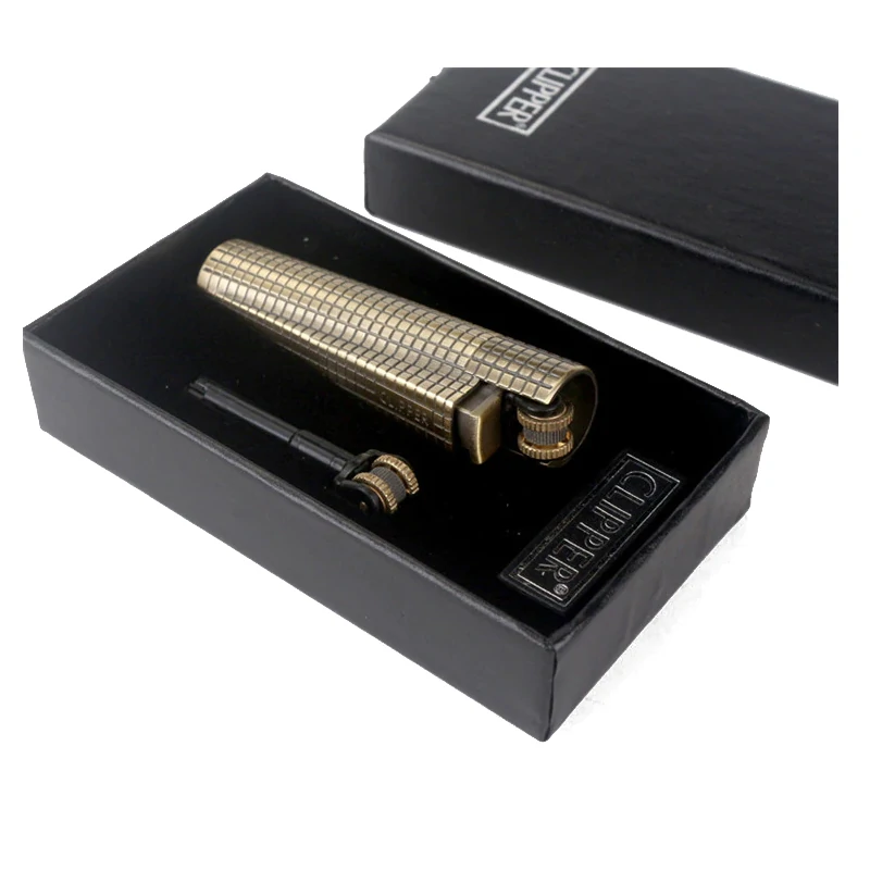 Clipper Metal Checkered Lighter