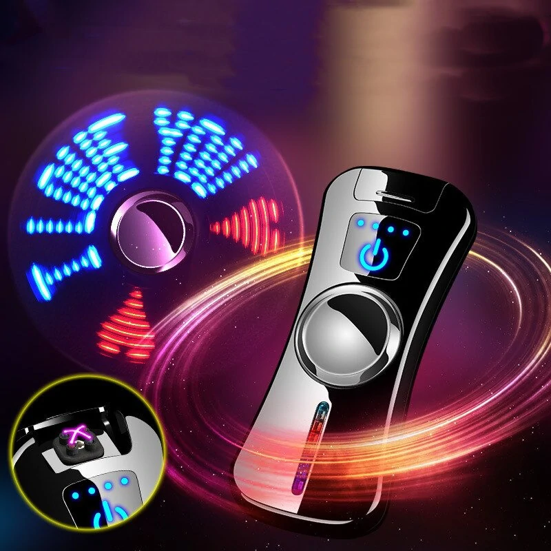 Feuerzeug Hand Spinner LED