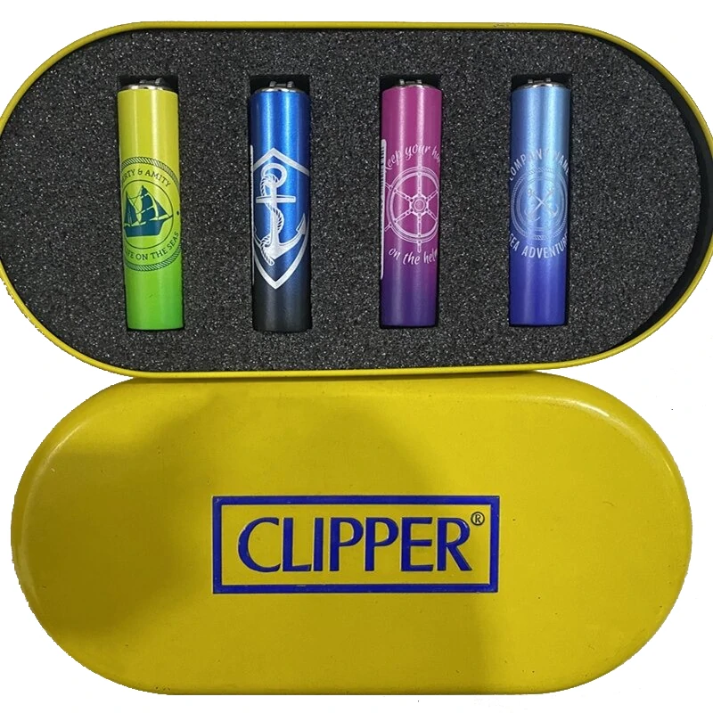 Feuerzeug Mini Clipper Metallic