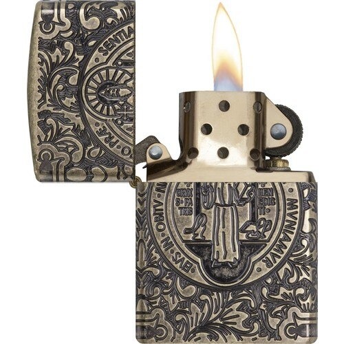 Zippo Feuerzeug Saint Benedict