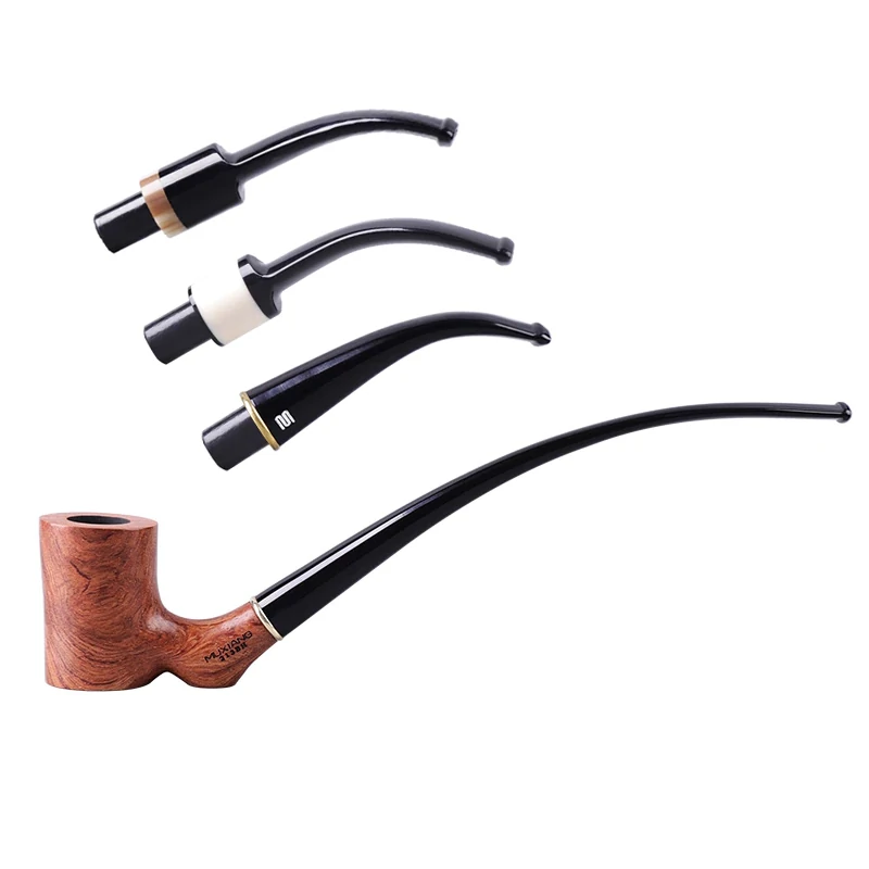 Palisanderpipe med 3 stilker og filter