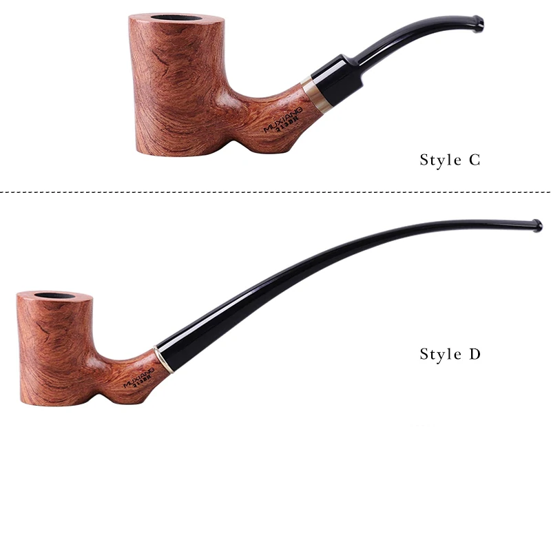 Palisanderpipe med 3 stilker og filter