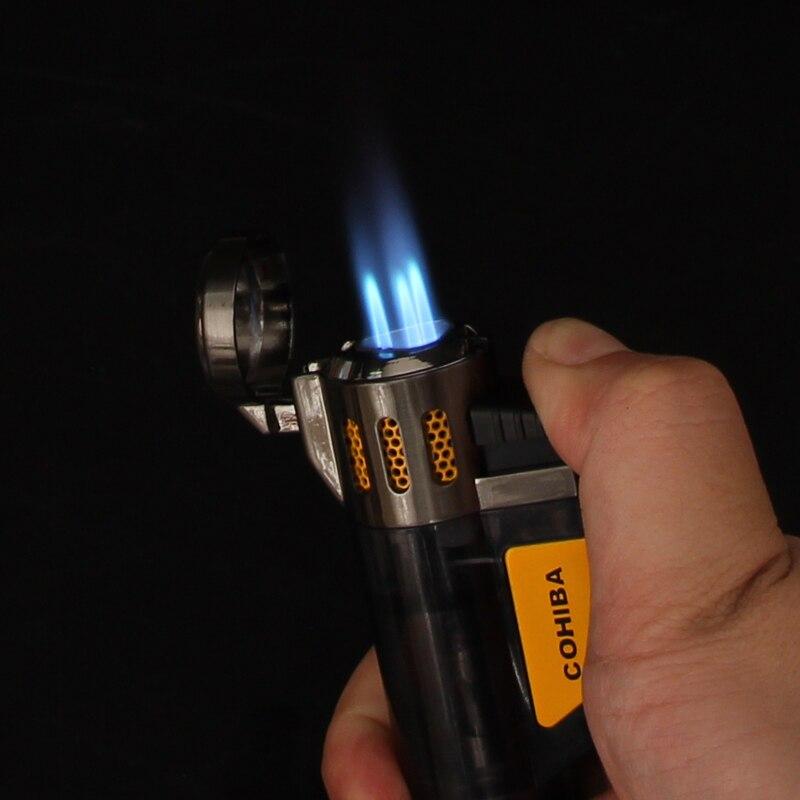 Feuerzeug COHIBA Flamme mit drei Strahlen