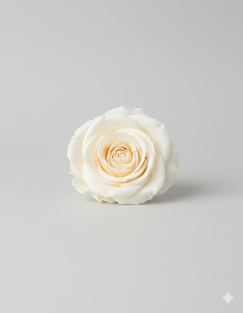 6 večných ruží v odtieni šampanského