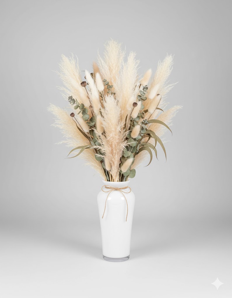 Stredná biela váza Fizzy