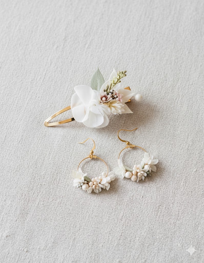 Sušená sponka v nude farbe