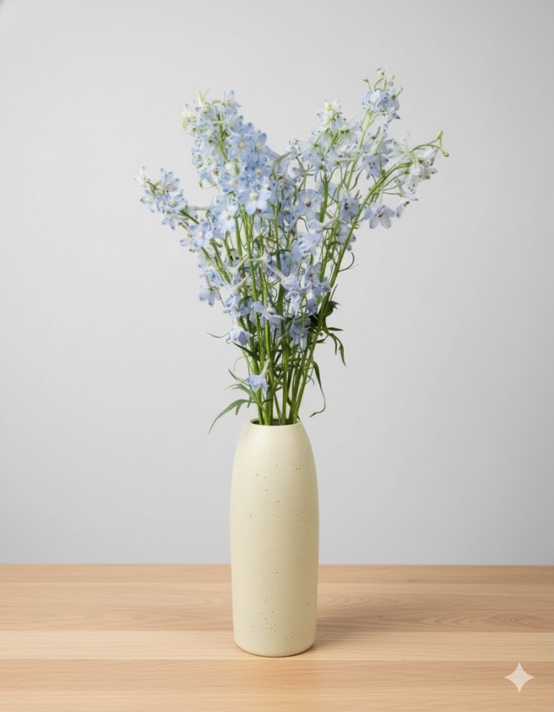 Svetlomodré delfínium (10 stoniek)