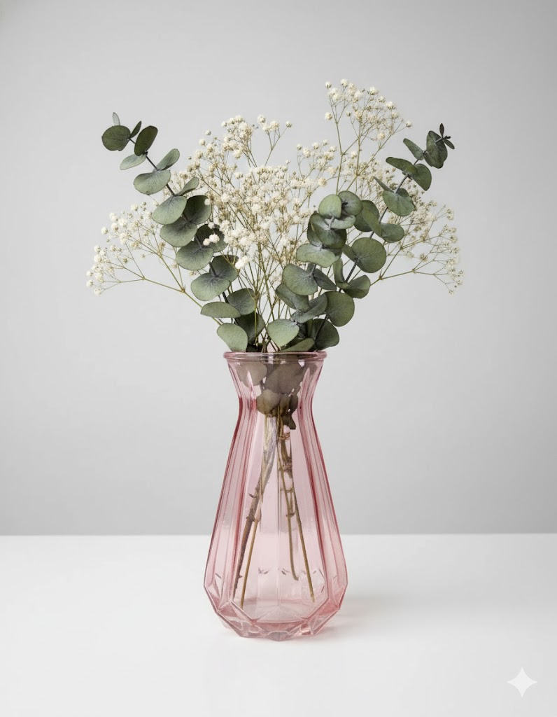 Váza Maxime ružová