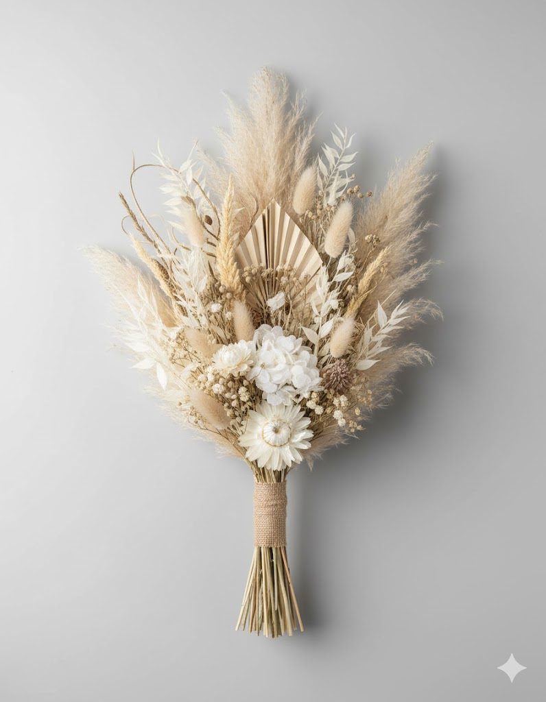 Sušená svadobná kytica Romy