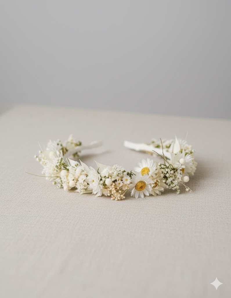 Vintage náušnice zo sušených kvetov s