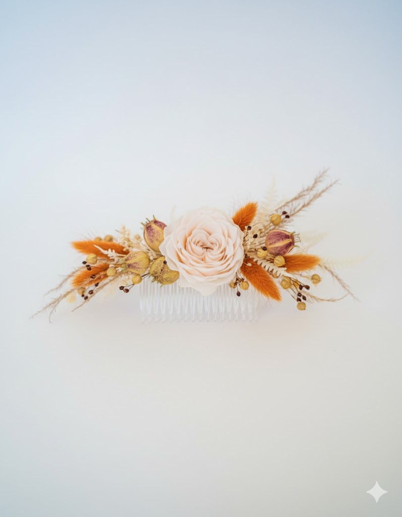 Sušený hrebeň v bohémskej štýle