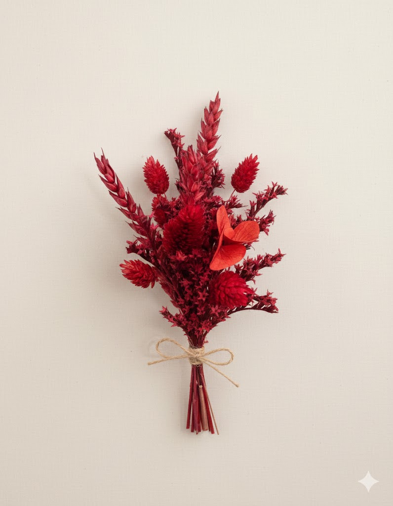 Mini sušená kytica eva