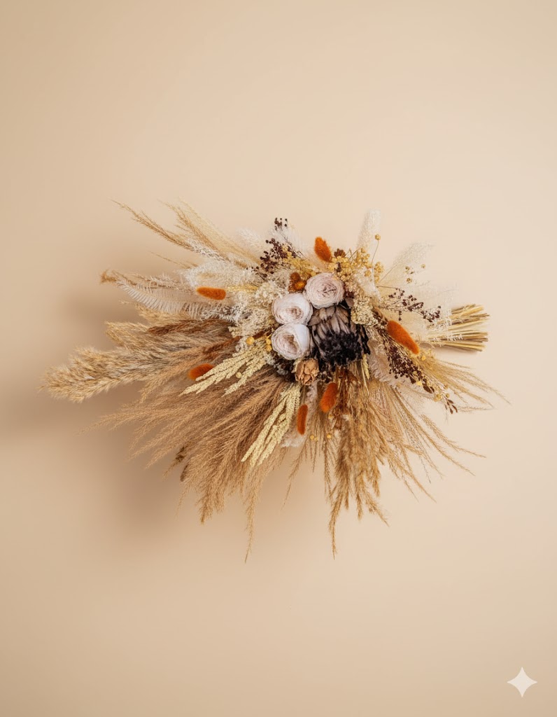 Sušená svadobná kytica Elena