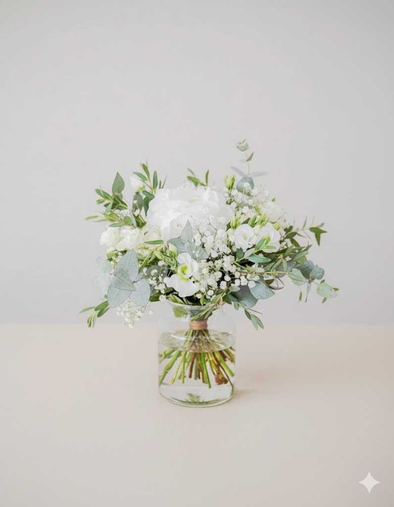 Stredový stôl Camille biely