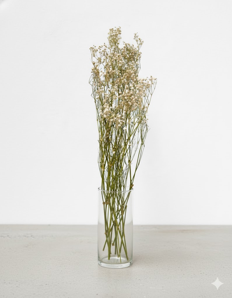 Sušená biela gypsophila (5 stoniek)