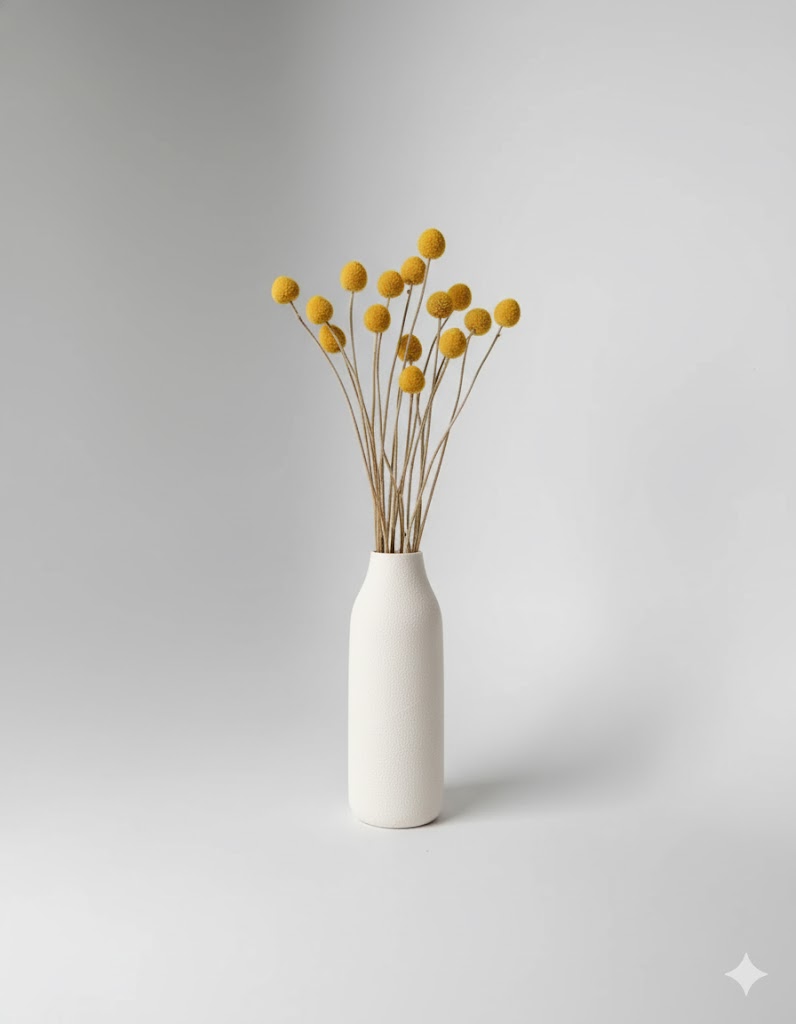 Sušená žltá craspédia (10 stoniek)