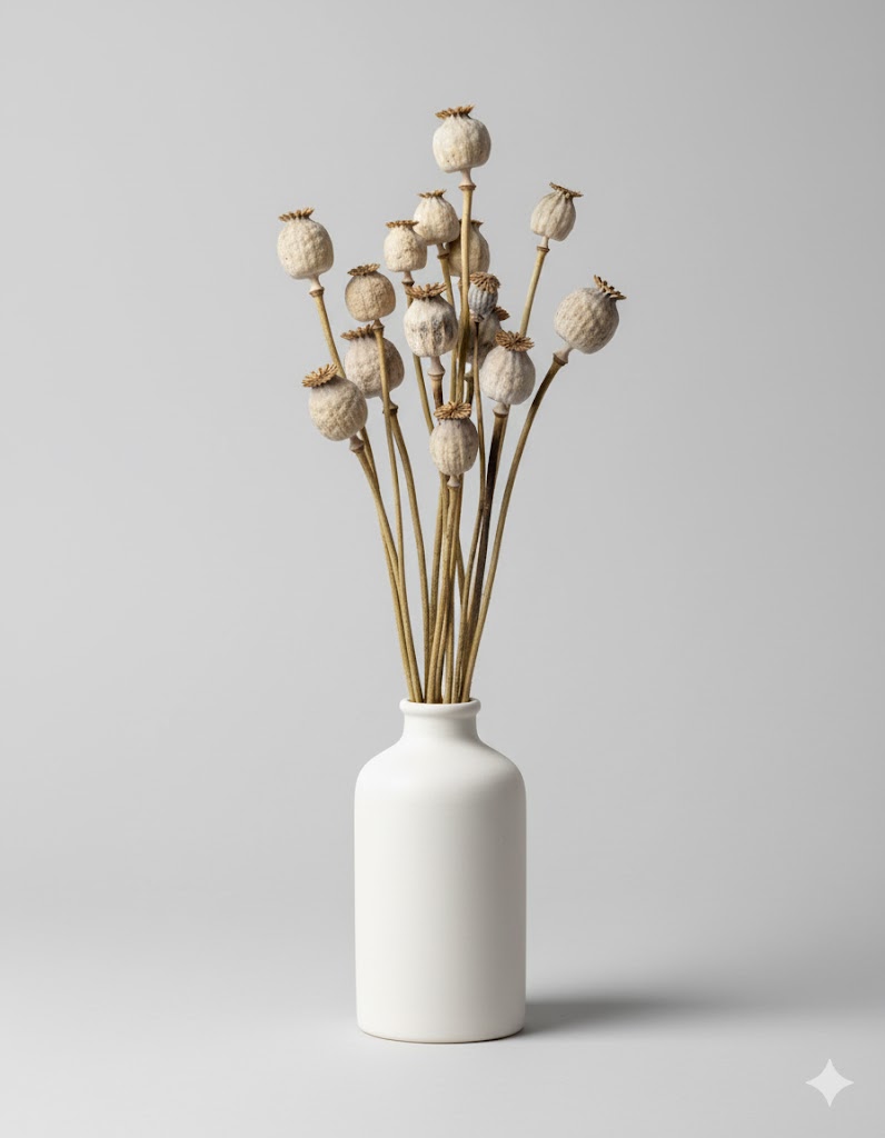 Sušený sivý mak (10 stoniek)