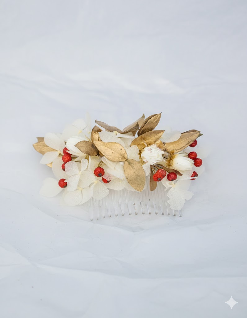 Kvetinový hrebeň Clara