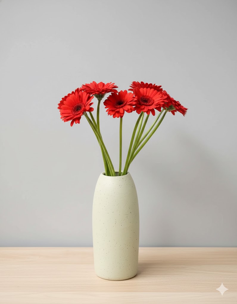 Červené Germini (10 stoniek)