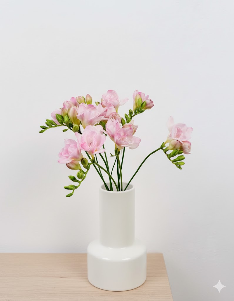 Ružová frézia (10 stoniek)