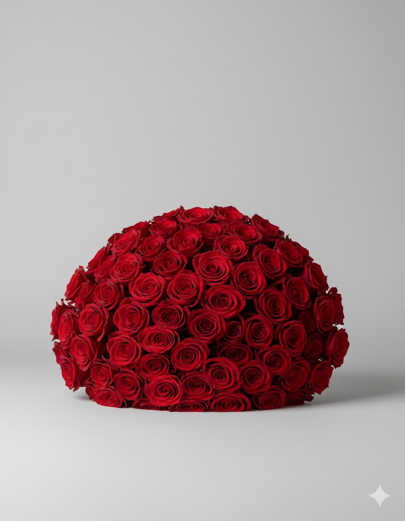 Valentín (101 červených ruží)