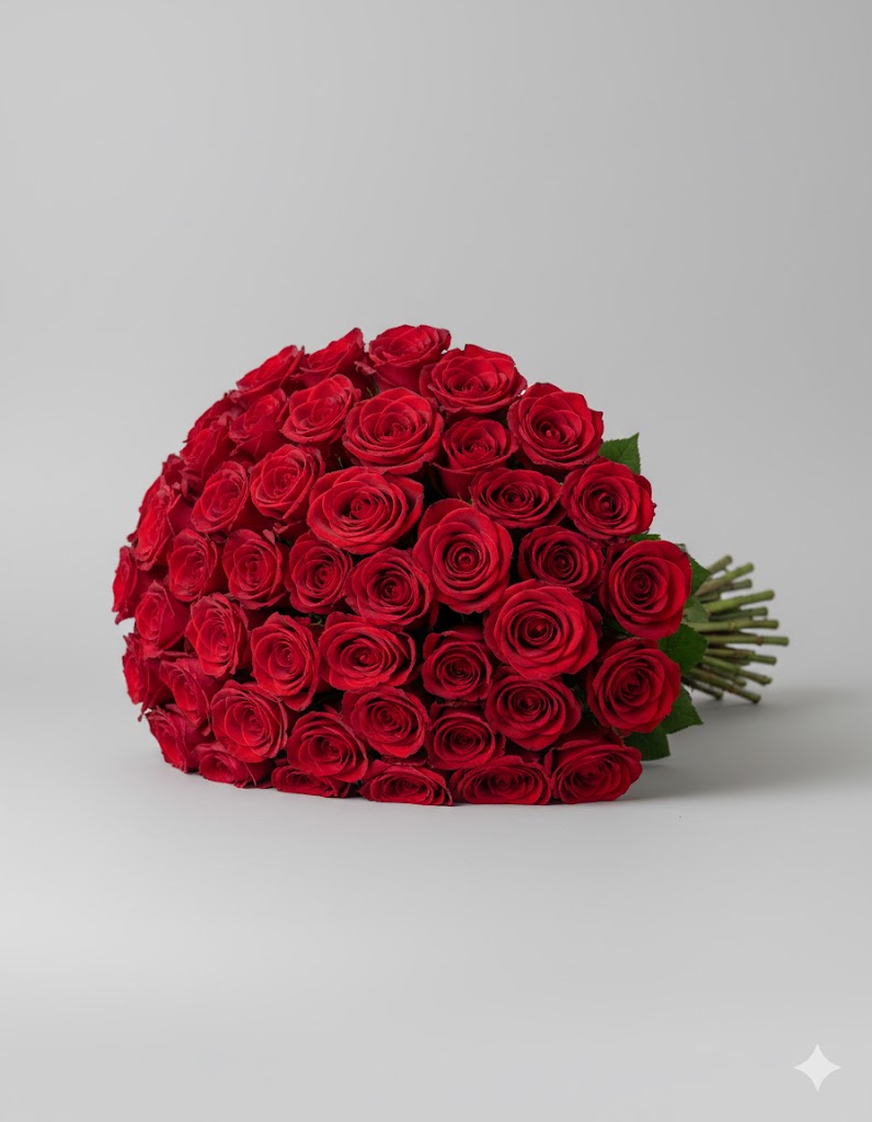Kytica červených ruží na mieru