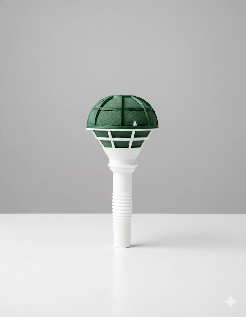 Stojan na svadobnú kyticu