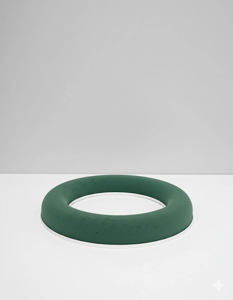 Veniec z navlhčiteľnej peny (25 cm)