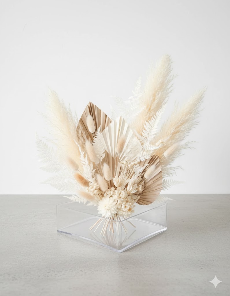 Štvorcový plexisklový pohár 20×20 cm