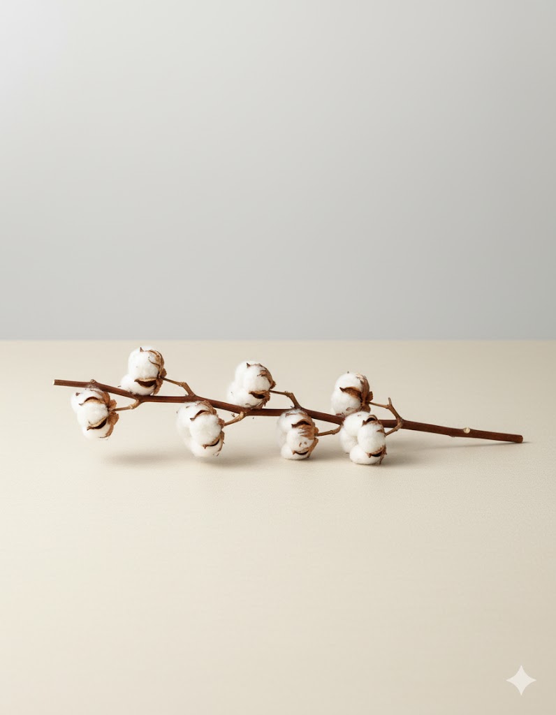 Bavlníková vetvička (6 guľôčok)