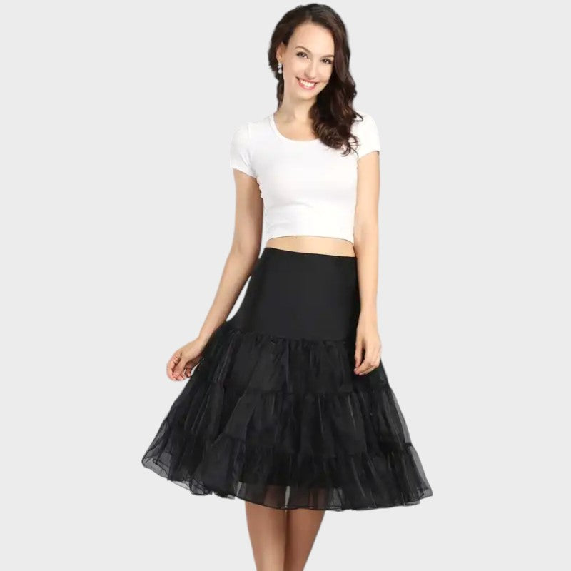 Tulle petticoat onder rok