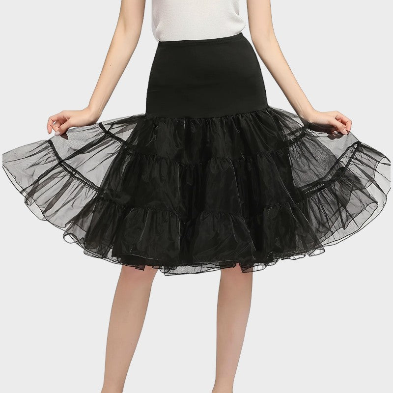 Tulle petticoat onder rok