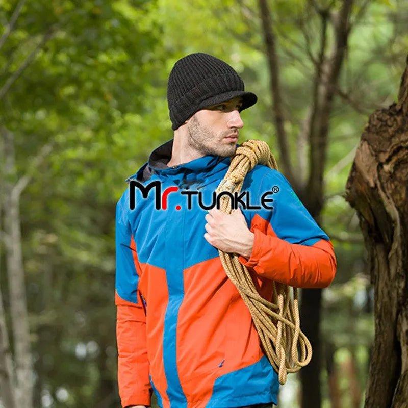 Vyriška vilnos ir akrilo kepurė
