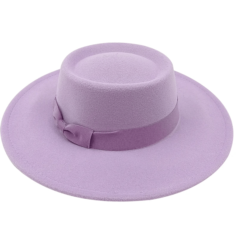 Moteriška minimalistinė fedoros skrybėlė