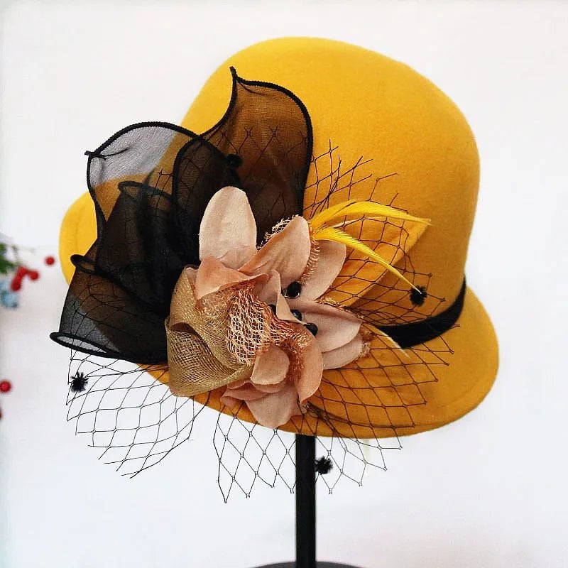 Vakarinė cloche skrybėlė