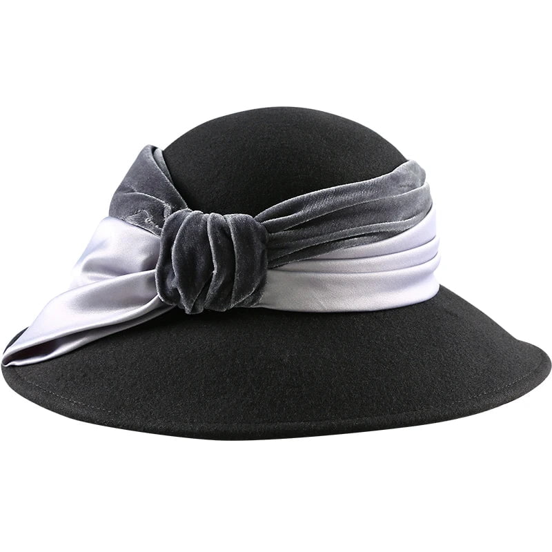 Stilinga cloche skrybėlė moterims