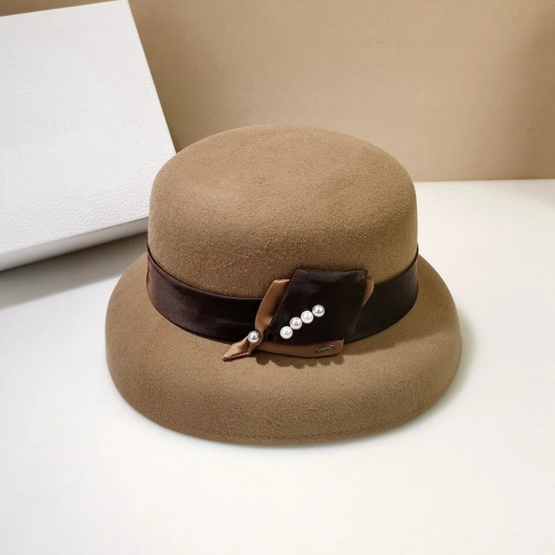 Originali veltinio cloche skrybėlė
