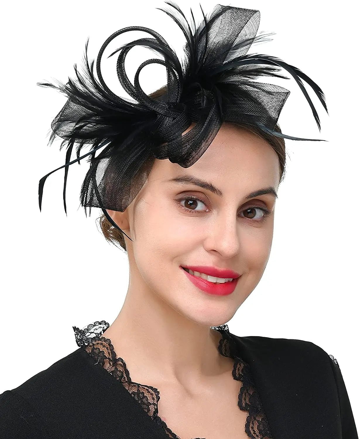 Fashinatorinė atlasinė skrybėlė