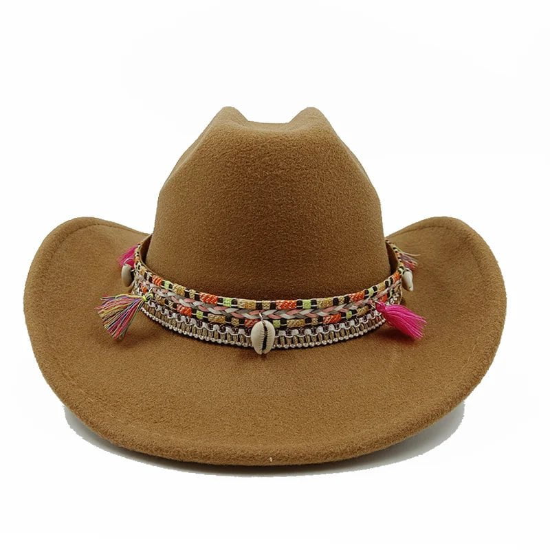 Stetsonas su buliaus formos dekoru